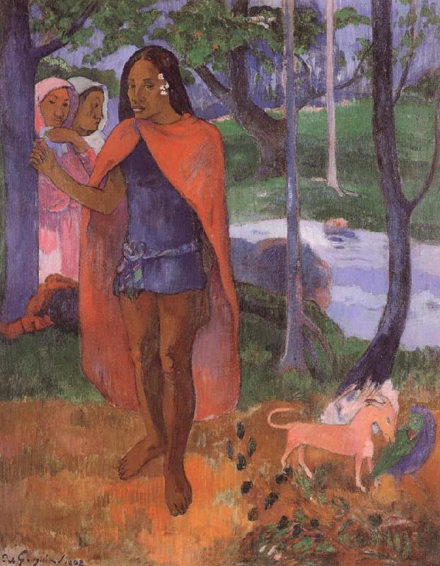 Paul Gauguin tbe magician of hiva oa Spain oil painting art